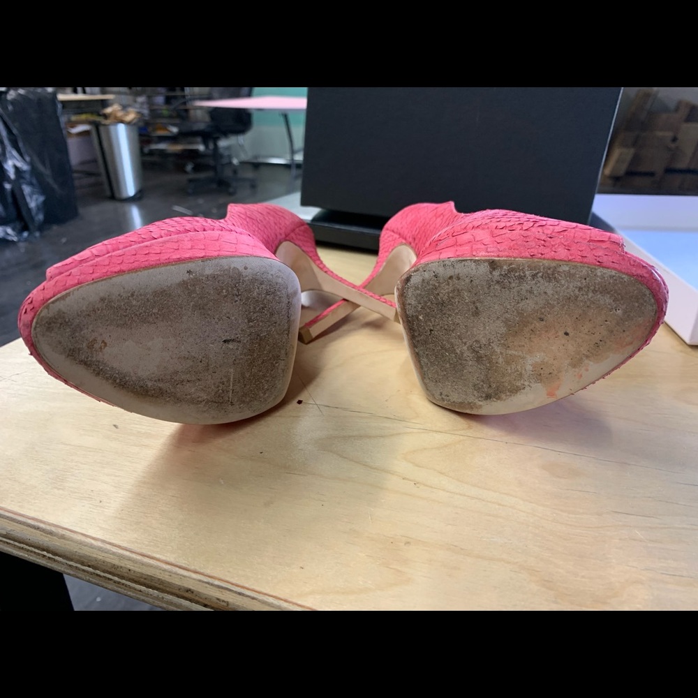 Miss Dior Peep Toe Pink snakeskin - Picture 3 of 5